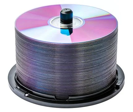 Dvd disc stack Stock Photos