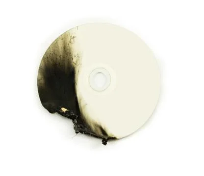 Dvd disk damage Stock Photos