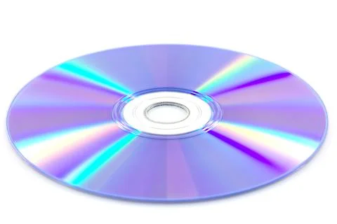 DVD disk isolate Foto stock