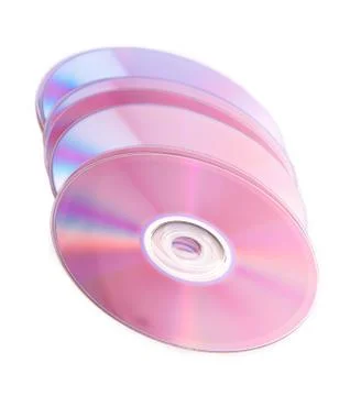 Dvd isolated Stock Photos