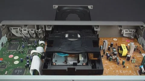 DVD loading mechanism 3 Stock Footage 40381406