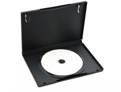 Dvd In Plastic Box Stock Photos