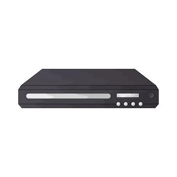 DVD player illustration Stock Illustration