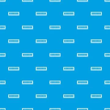 DVD RAM module for the personal computer pattern seamless blue Illustrazione stock