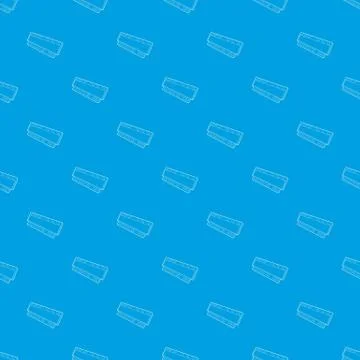 DVD RAM module for the personal computer pattern seamless blue イラスト素材