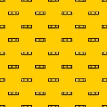 DVD RAM module for the personal computer pattern vector Illustrazione stock