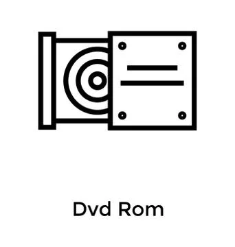 Dvd Rom Vector Illustrazione stock