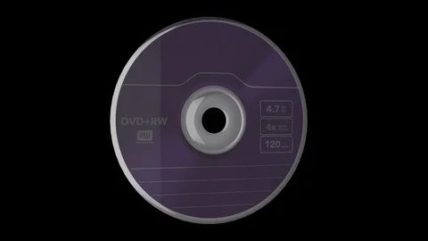 Dvd rotating loop Stock Footage 89673306