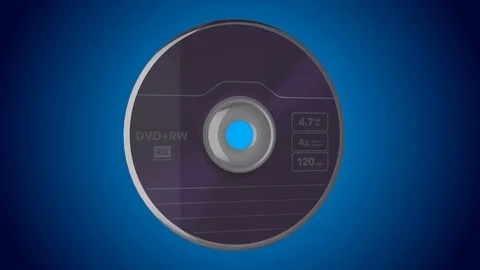 Dvd rotating loop Stock Footage 89673488