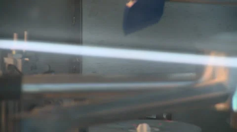 DVD Stamper Machine Stock Footage 33767102