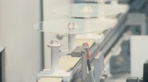 DVD Stamper Machine Video stock 33768288