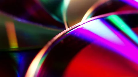 DVDs close up Stock Footage 35375188