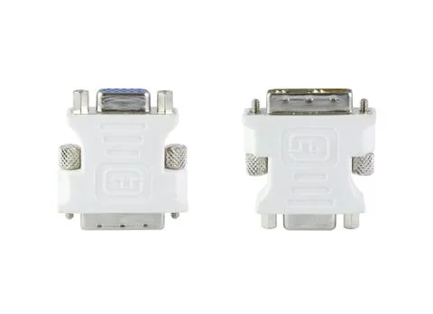 Dvi to vga adapter Stock Photos