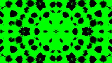 DVibrant green background features bold black Stock Illustration