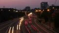 DVP looking north. Timelapse at night. HD Footage