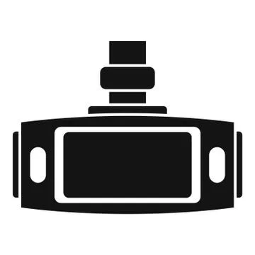 Dvr tft screen icon, simple style Stock Illustration