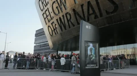 DW convention crowds Video stock 10848839