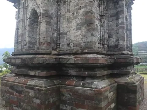 Dwarawati Temple is in Dieng, Central Java, Indonesia Stock Footage 166422142