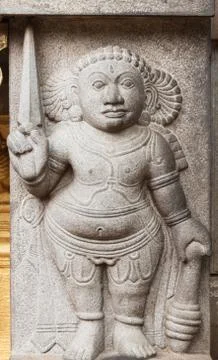 Dwarf Carving Foto stock