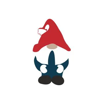 Dwarf in the hood Stock Illustration