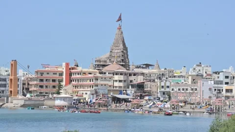Dwarkadhish temple. Stock Footage 273566660