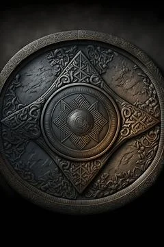 Dwarven plate Stock Illustration