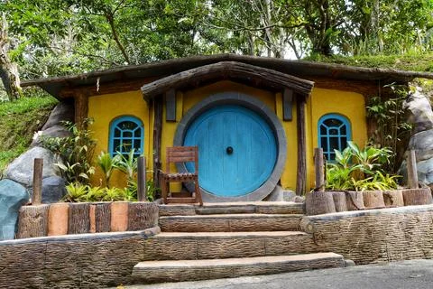 Dwarves house Stockfoto's
