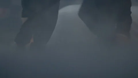 Dwarves run around the room in circles Stock Footage 77828351