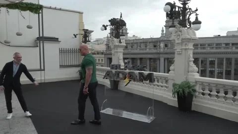 Dwayne Johnson presents "Black Adam" in Madrid, Madrid, ES - 19 Oct 2022 Stock-Footage 219482031
