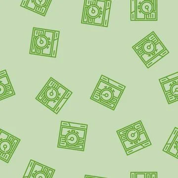 Dwell time seo line vector seamless pattern Stock Illustration
