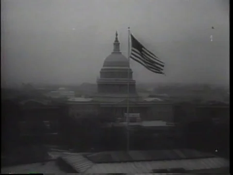 Dwight D. Eisenhower 1957 Inauguration Video stock 99615555