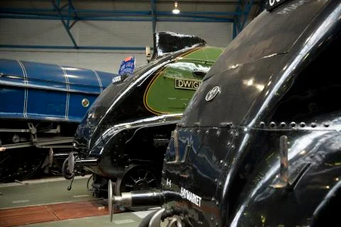 Dwight D Eisenhower 60008 at the Great Gathering of A4 Steam Locomitives at t Stock Photos