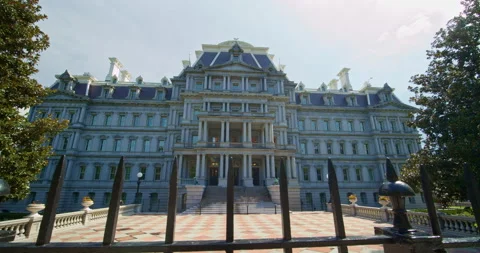 Dwight D Eisenhower Executive Office Building Washington D.C. Stock Footage 138494725