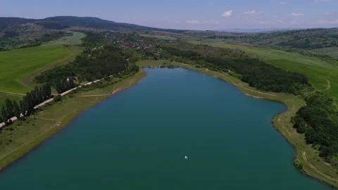 Dyakovo Den Bulgaria Aerials Stock Footage