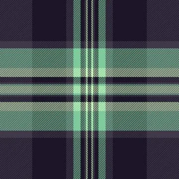 Dye check textile seamless, twill vector fabric texture. Bold pattern plaid.. 스톡 일러스트