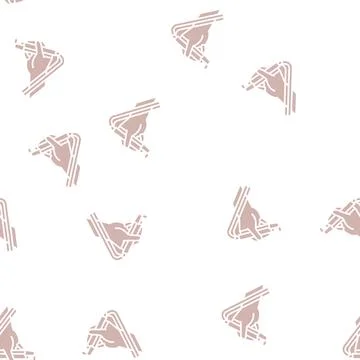 Dye laser glyph seamless pattern Stock Illustration