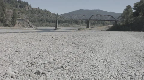 Dyerville bar during a drought 2014 Stock Footage 41919360