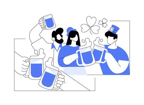 Dying beer isolated cartoon vector illustrations. Ilustración de archivo