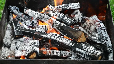 Dying coals of fire 動画素材 51726476