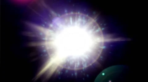 Dying star pulsating while disintegrating fast Stock Footage 40709805