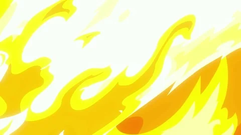 Dynamic 2D Cartoon Fire Burst Animation Hand Drawn Explosion Element Stock Footage 334355999