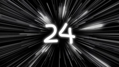 Dynamic 30-second countdown animation from 30 to 0, glowing. Stock Footage 315075475