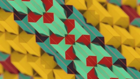 Dynamic 3D animation of a retro-style kaleidoscopic pattern. A hypnotic ornament Stock Footage 326317748