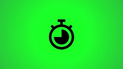 A dynamic 3d animation of a stopwatch icon rotating and transforming into a.. Stock Footage 346496470