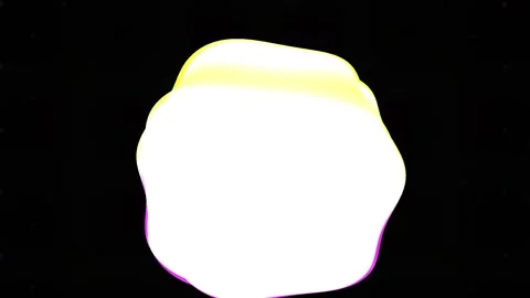 Dynamic 3d Colorful Liquid Blob Morphing in Dark Glowing Motion Graphics An.. Video stock 343694555