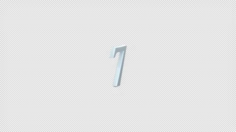Dynamic 3D Number Animation for Interactive Learning Stock Footage 272231243