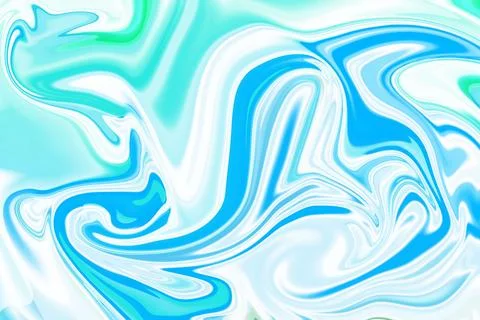 Dynamic 3d render showcasing liquid pattern resembling waves. stylish abstr.. Stock Illustration