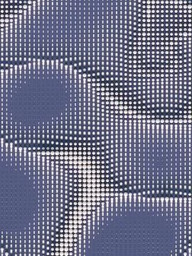 A dynamic 3D rendering of white capsules on a deep purple background Illustrazione stock
