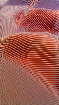 Dynamic 3D Wave Background: Inspiring Creative Ventures. Stock Illustration