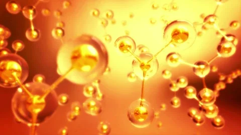 Dynamic 4K Molecular Network Visualization | Scientific and Medical Stock-Footage 300767517